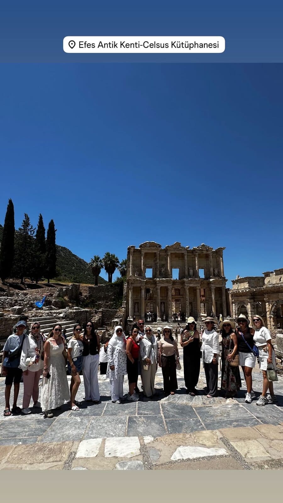 Efes Antik Kenti Celsus Kütüphanesi turu